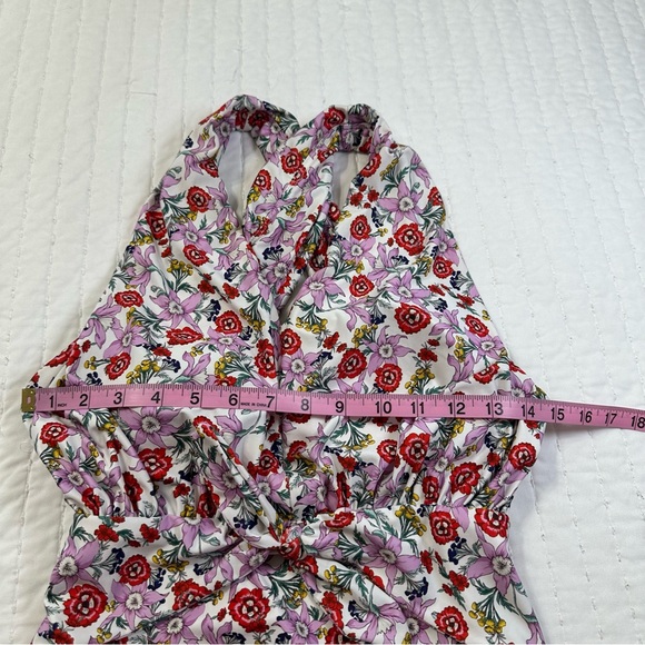 Anthropologie Floral One Piece Swimsuit  Tropical With Padding - Picture 6 of 14